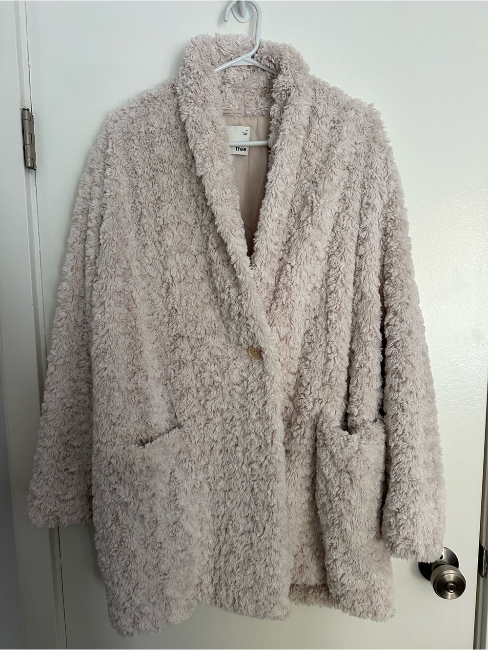 Wilfred Free Cream Teddy Coat